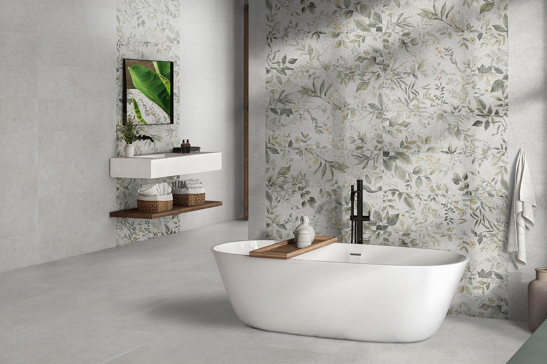 Azulejos para Baño Serie Treviso Natural Mate Keros
