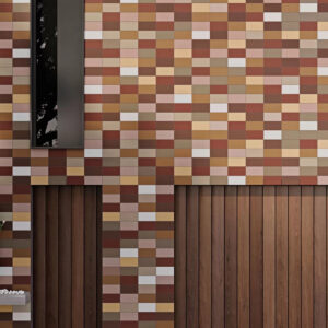 Azulejo Serie Croma Facade 10x20 Para Exterior