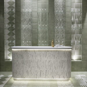 Azulejos Serie Decor Green Garden para Baño y Cocina Mainzu
