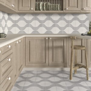 Azulejos Serie Decor Grey Neutral para Baño, Cocina, Terrazas... Mainzu