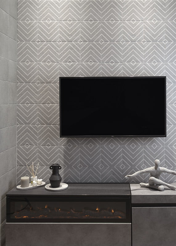 Azulejos Serie Decor Grey Neutral para Baño, Cocina, Terrazas... Mainzu