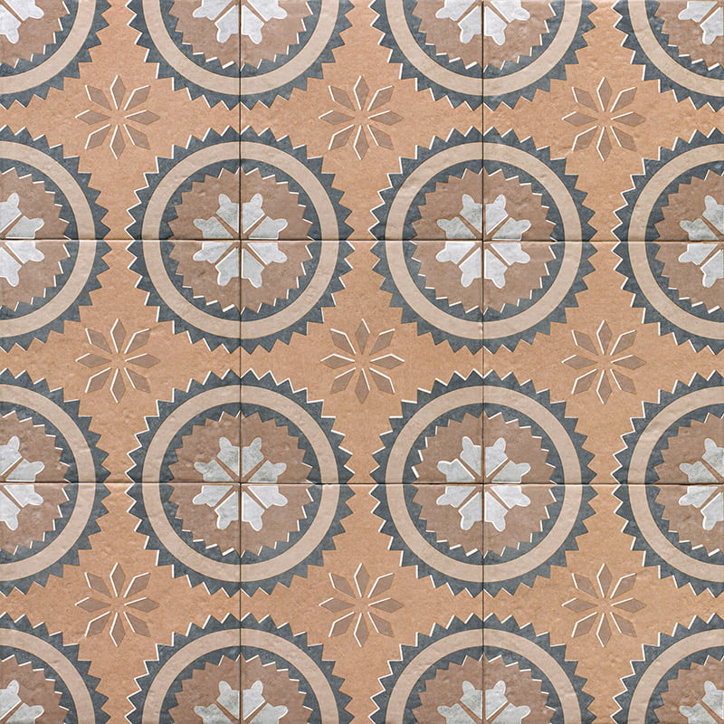 Azulejo Porcelánico Canem Terra Decor Terra 20x20 Mate